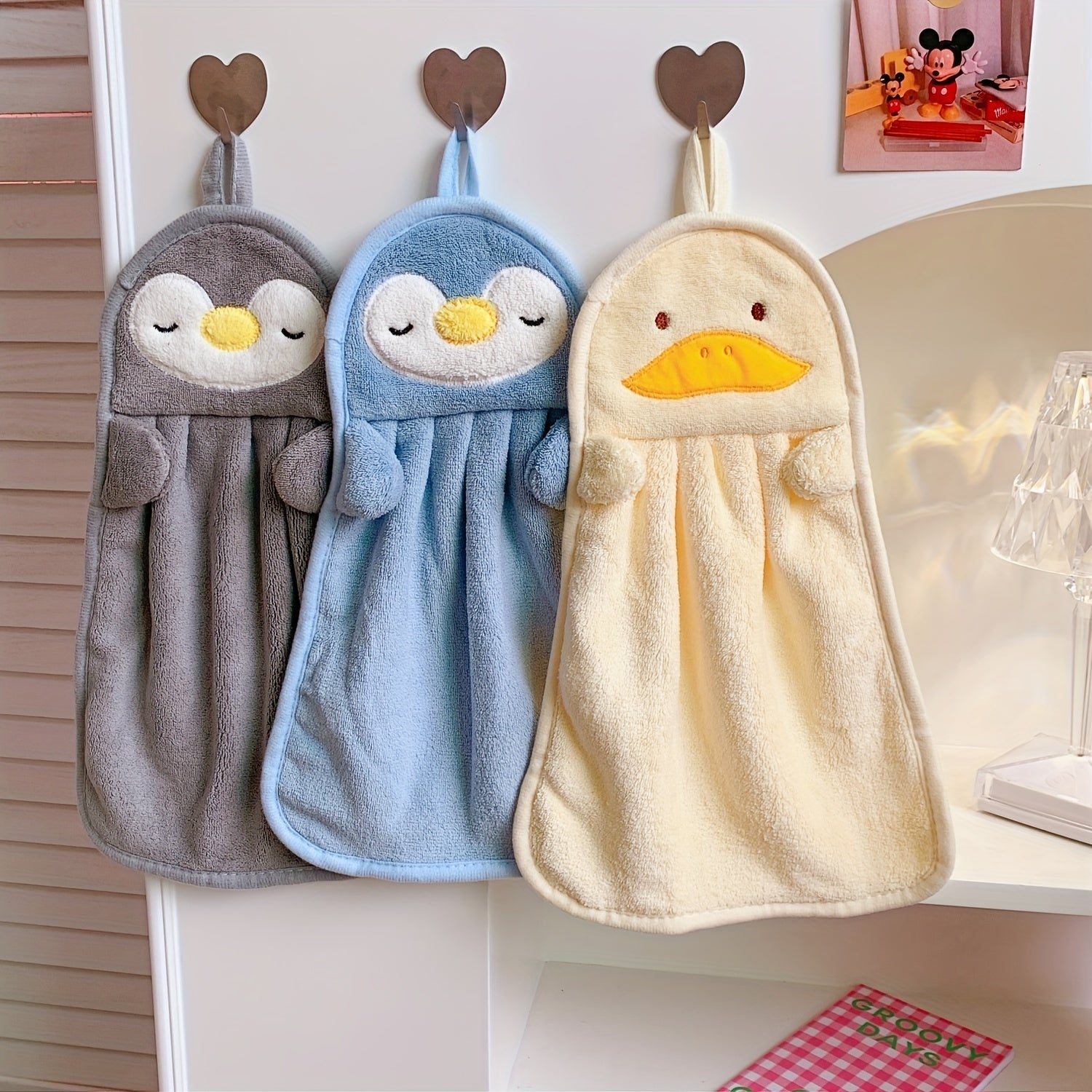 Cartoon Hand Wipe Towel Absorbent Soft Cloth