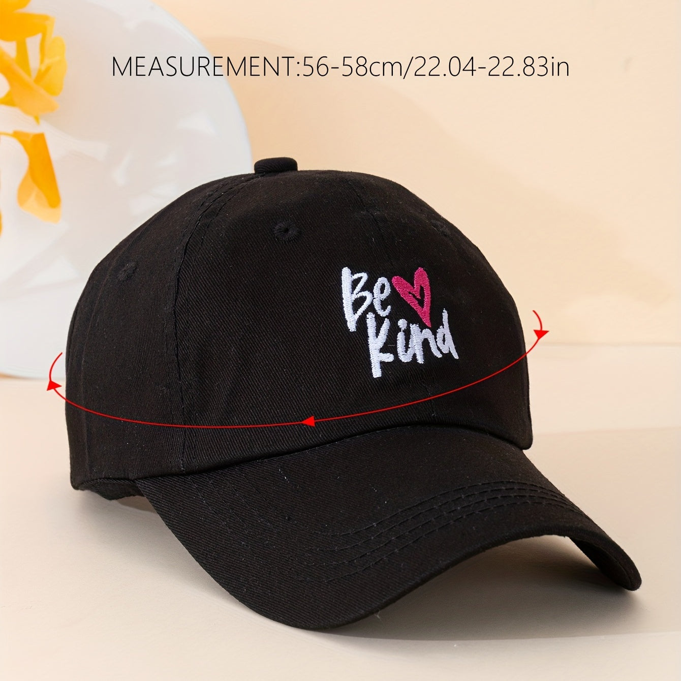 Be Kind Embroidery Baseball Cap Unisex Casual Couple Dad Hats