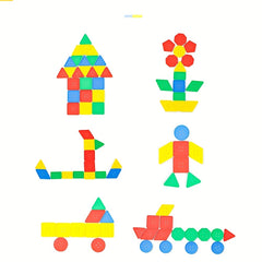 35pcs Baby Geometric Stringing Educational Building Blocks Threading Toys