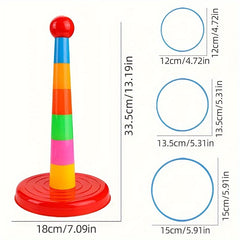 Interactive Throwing Loop Tower Game