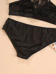  Lace Racer Back Bra & Panty Set