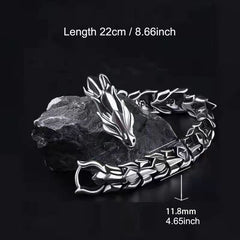 Vintage Mens Dragon Bracelet Hip Hop Punk Bracelet