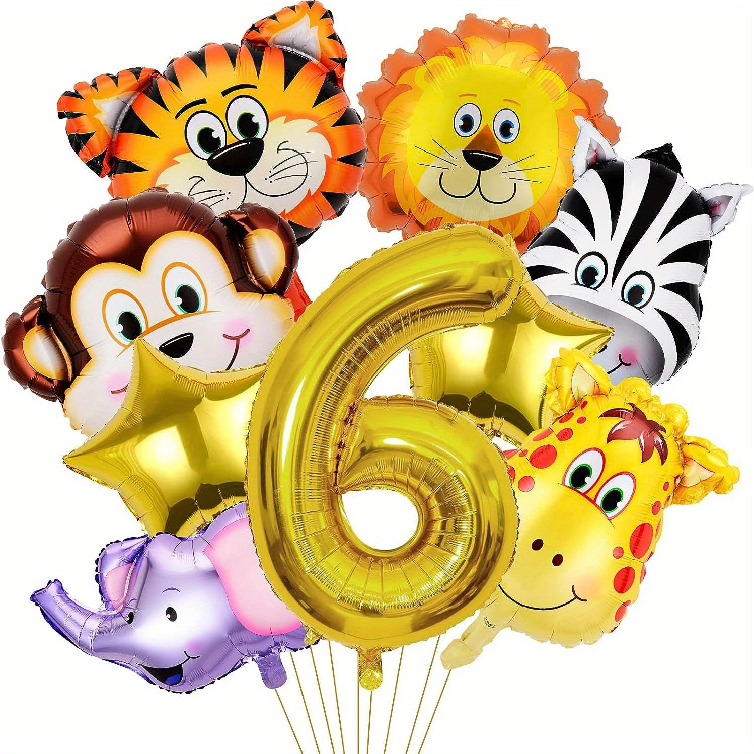 Safari Animal Balloons for Baby Shower Jungle Theme Party