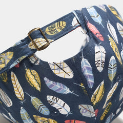 Colorful Leaves Print Baseball Cap Women's Cotton Lightweight Sports Hat