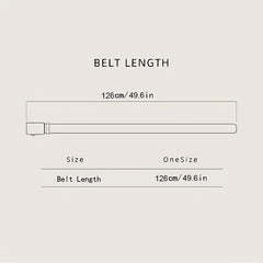 Men's Leather Belt Automatic Buckle Business Suit Waist Strap