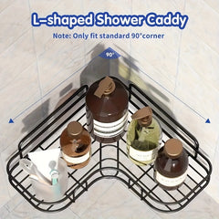 Stylish Bathroom Shelf & Kitchen Organizer with Shower Caddy