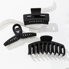 3pcs Hair Claw Clip Set Strong Hold Hairpin Hair Accessories