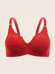 Lace Push Up Bra Breathable Women's Lingerie