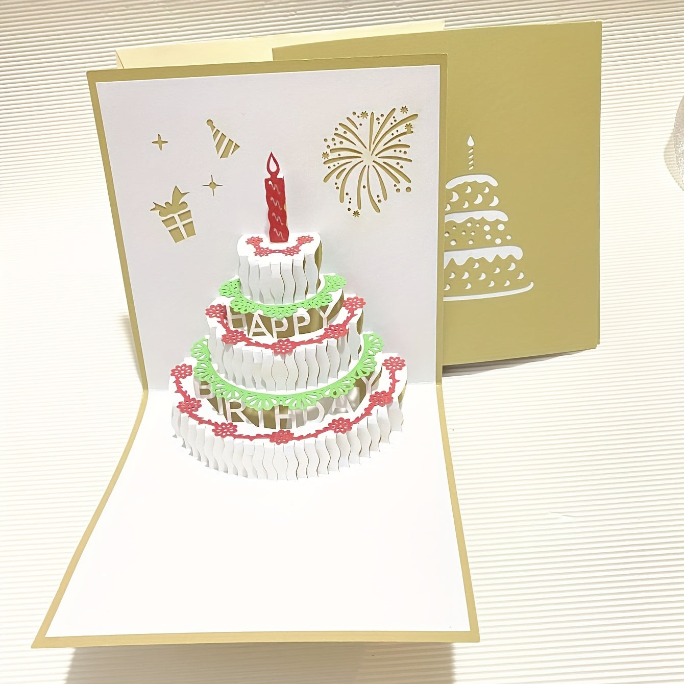 3D Cake Birthday Card