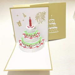 3D Cake Birthday Card