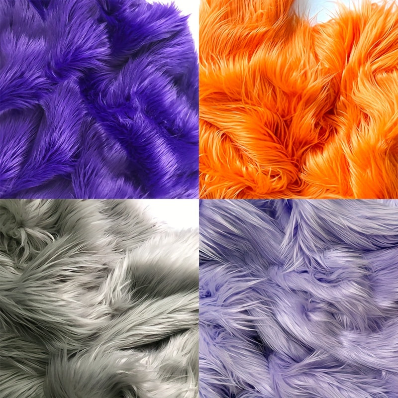 Artificial Fur Christmas Square Block Fur Patch Decoration Ribbon