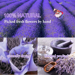 9 Bags Dried Flowers Natural DIY Candle Bath Kit Rose Petals Lavender