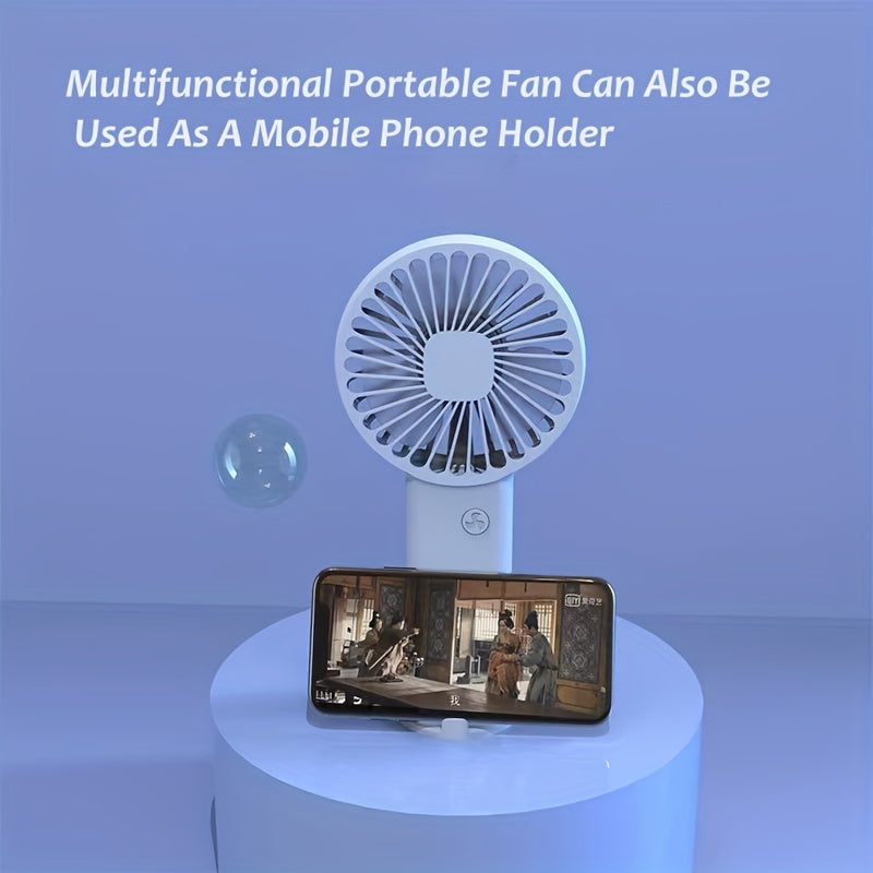 Mini Handheld Fan USB Rechargeable Portable Small Pocket Fan