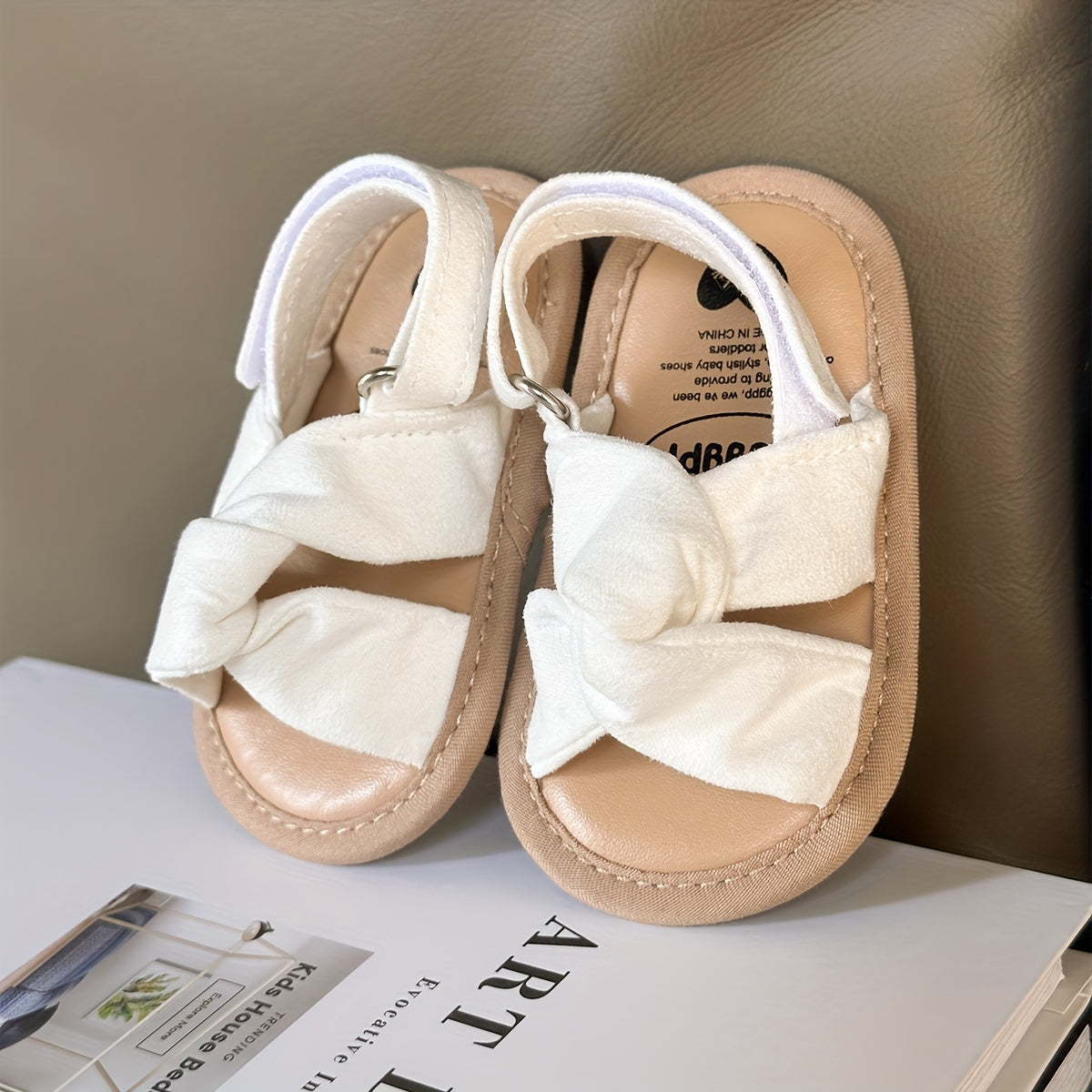 Comfy Baby Girls Sandals Lightweight Non Slip Walking Shoes For Infants