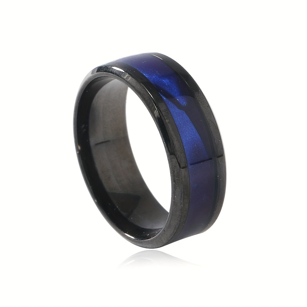Stainless Steel Shell Ring for Men and Women