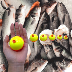 24pcs Fishing Float Orange Yellow Bobbers Tackle
