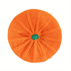 Halloween Pumpkin Beret Knitted Hat Warm Autumn Winter Parent-child Knitted Hat