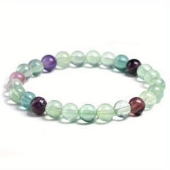 8mm Natural Stone Beaded Bracelet Healing Energy Semi Precious Gemstone