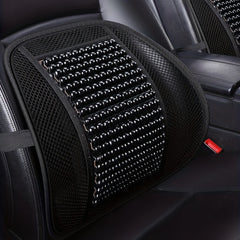 Summer Car Wooden Bead Waist Support Massage Waist Protect