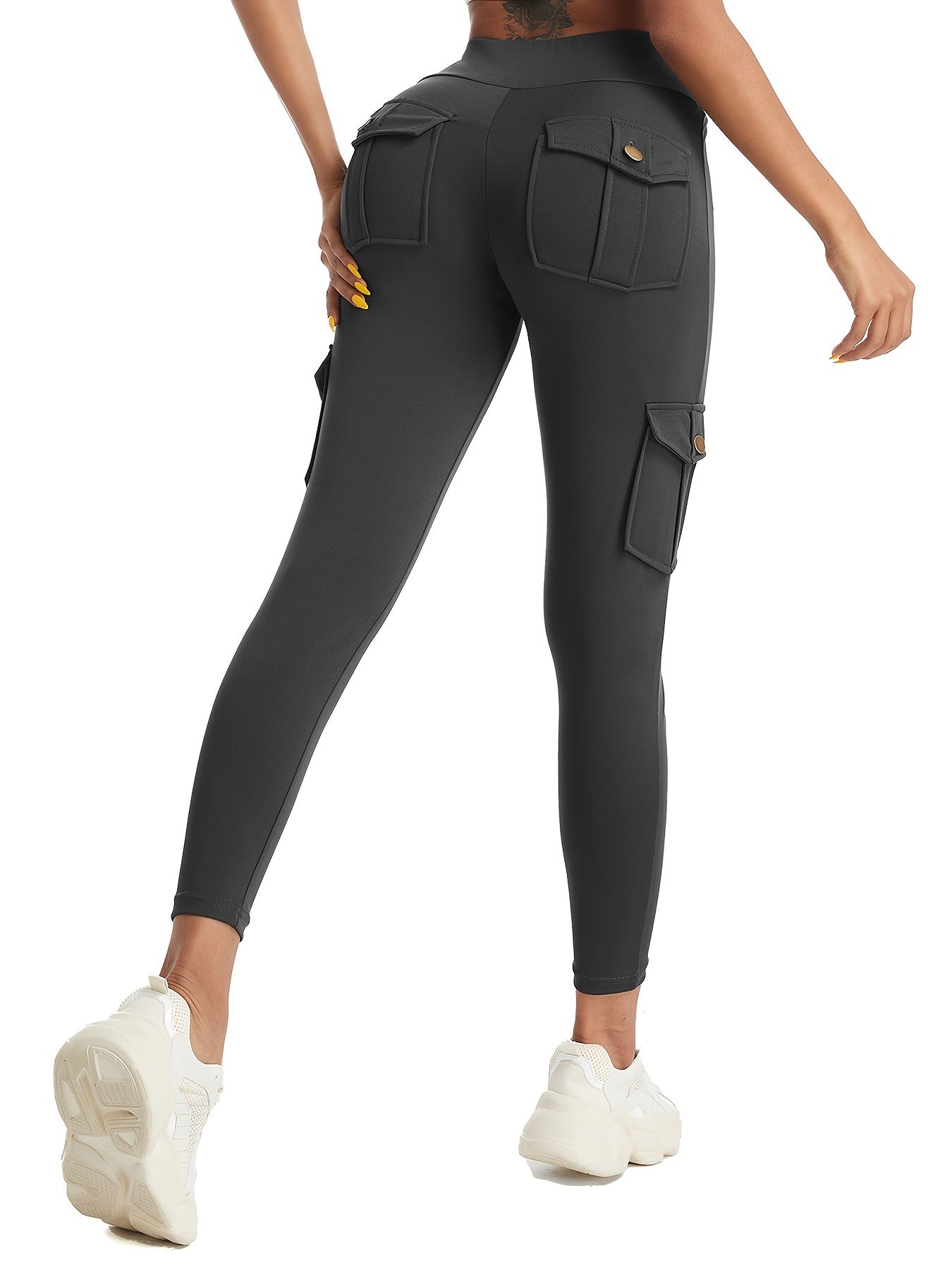 Stylish Yoga Leggings With Pockets for Running & Gym