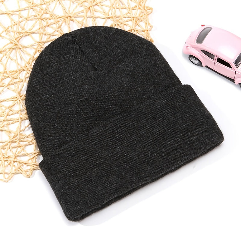 European American Harness Knitted Hat Autumn Winter Warm Wool Hat Men Women