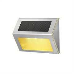 6pcs Solar Deck Lights Waterproof Garden Outdoor Lights