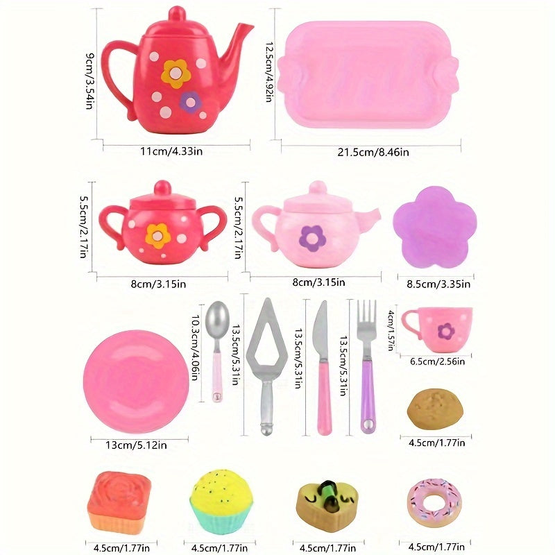Children's Tea Conversation Set with Cookies and Kettle - Halloween Game