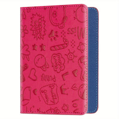 Cartoon Travel Passport Holder Passport Cover For Women & Men
