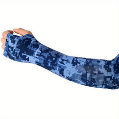 Camouflage Arm Sleeves Sun UV Protection for Cycling Fishing Running
