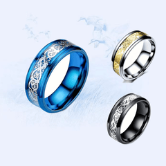 Dragon Pattern Ring For Men And Women