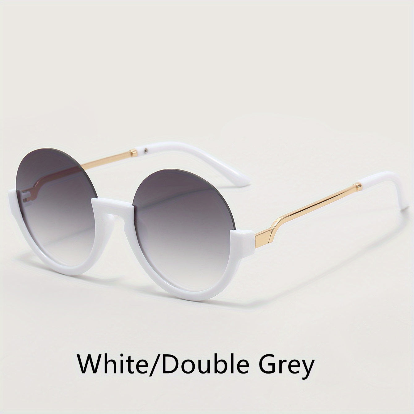 Kids Half Frame Metal Sunglasses