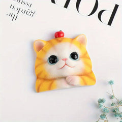 3D Resin Cat Switch Sticker Decorative Wall Sticker Light
