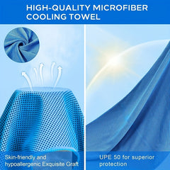 Cooling Hooded Towel UV Protection Quick Drying Towel