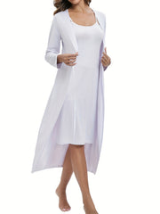 Cozy Lounge Set Robe & Slip Dress
