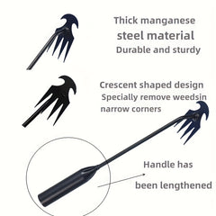 Weeding Tool Forged Long Handle Gardening Hand W