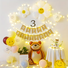 Hug Bear Foil Balloon Party Decoration Cartoon Balloon For Wedding Birthday