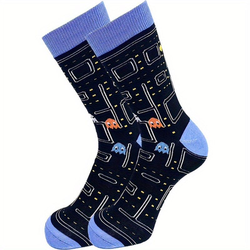 Kids Boys Horror Cartoon Dog Crew Socks