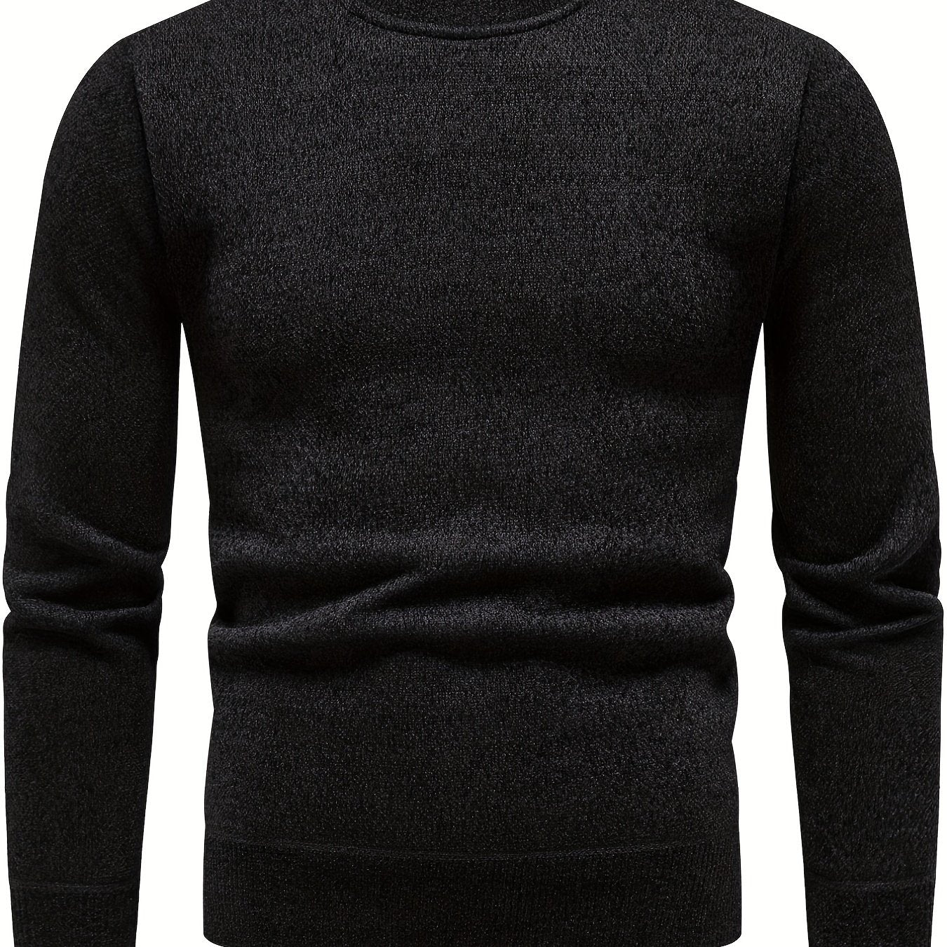 Men's Solid Sweater Pullover Jumper for Spring Fall