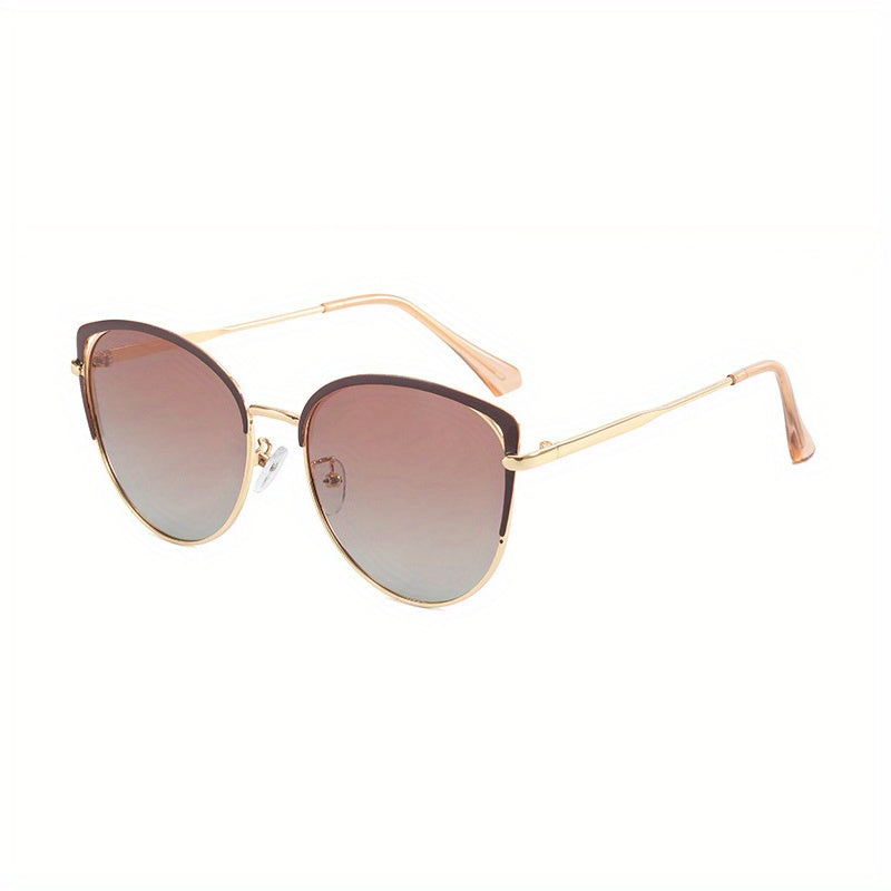 Ombre Cat Eye Sunglasses For Women Hollow Gradient UV400 Sun Shades Glasses