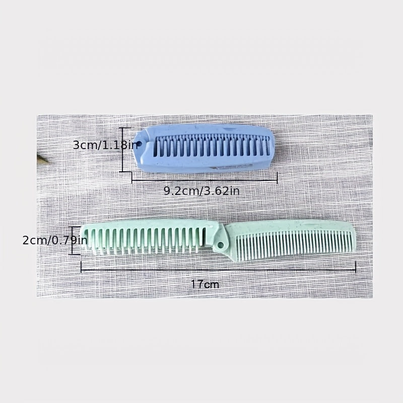Portable Folding Hair Brush Anti static Comb For Travel