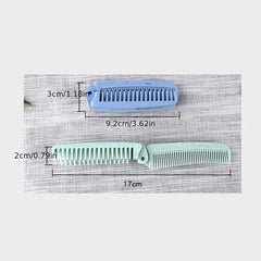 Portable Folding Hair Brush Anti static Comb For Travel