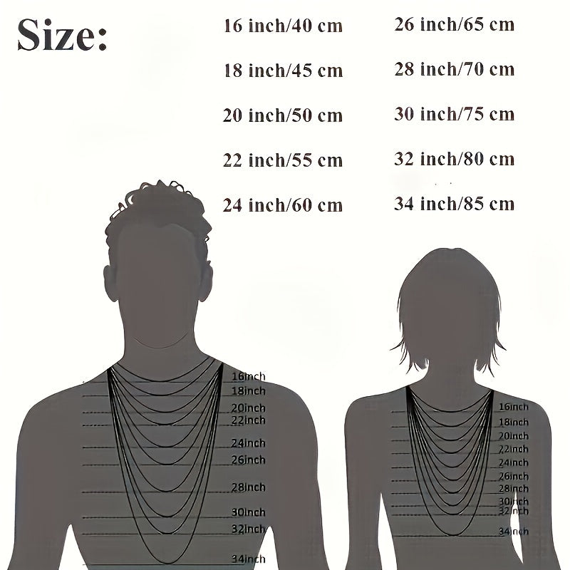 Titanium Steel Smooth Snake Necklace Hip Hop Chain Men's Accessories