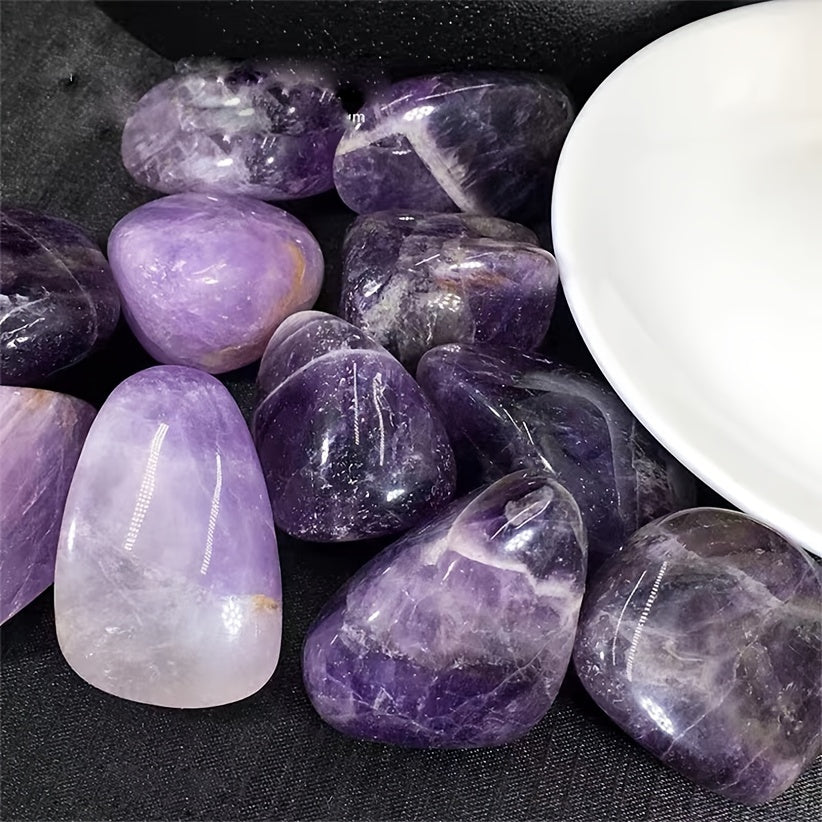 Natural Amethyst Roller Stone Crushed Stone
