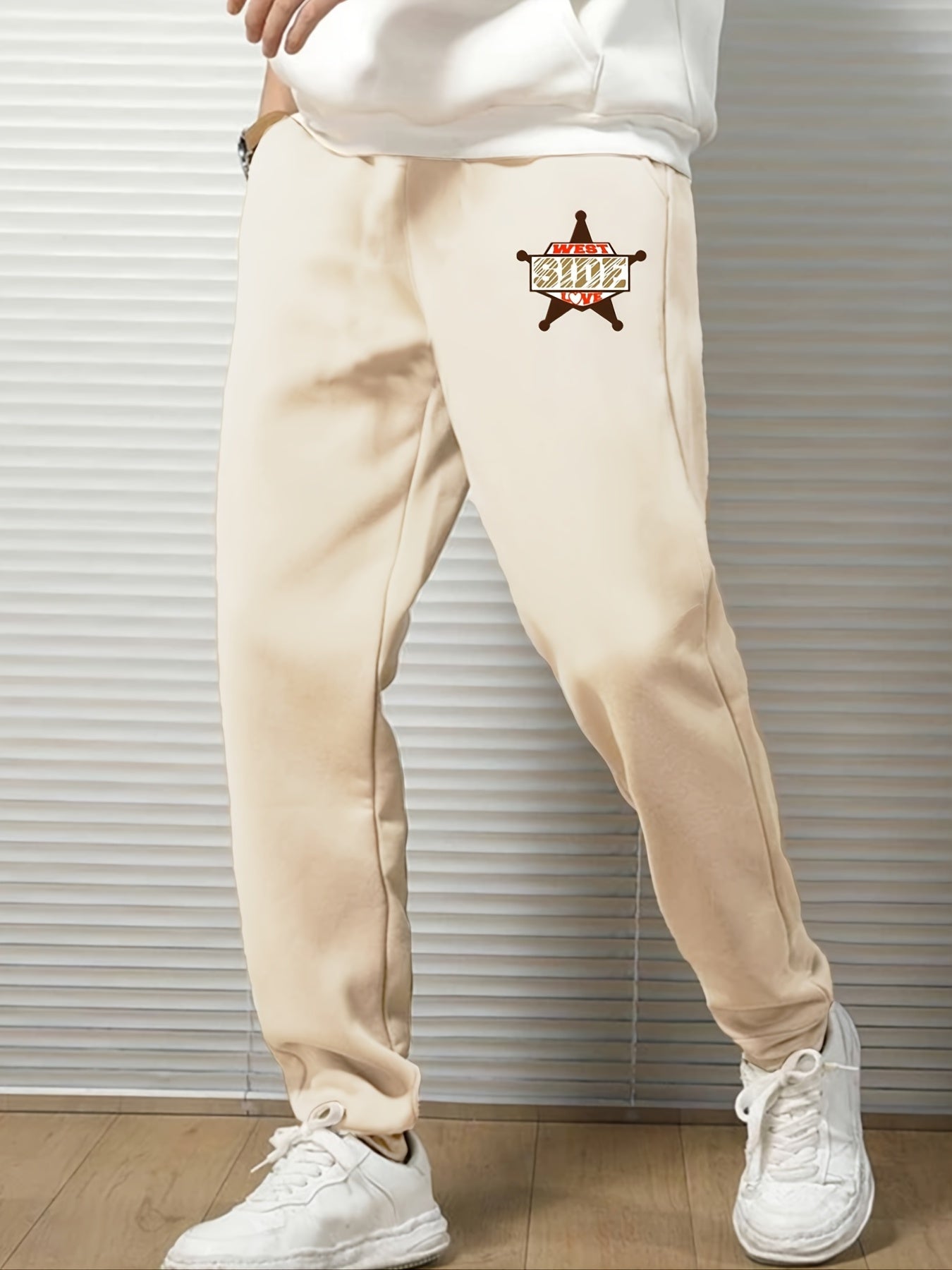 Letter Graphic Print Men's Sweatpants