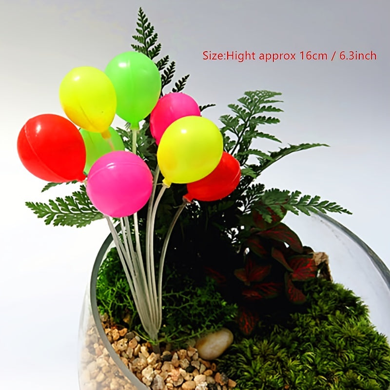 Mini Balloon Fairy Garden Dollhouse Craft Plant Pot Ornament Home Room