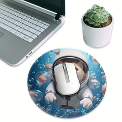Cat At The Bottom Of The Sea Mouse Pad