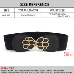 Women's Waist Belt Cover Skinny Elastic Decorative Dress Belt