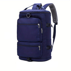 Large Capacity Sports Bag Travel Duffle Backpack Shoe Compartment