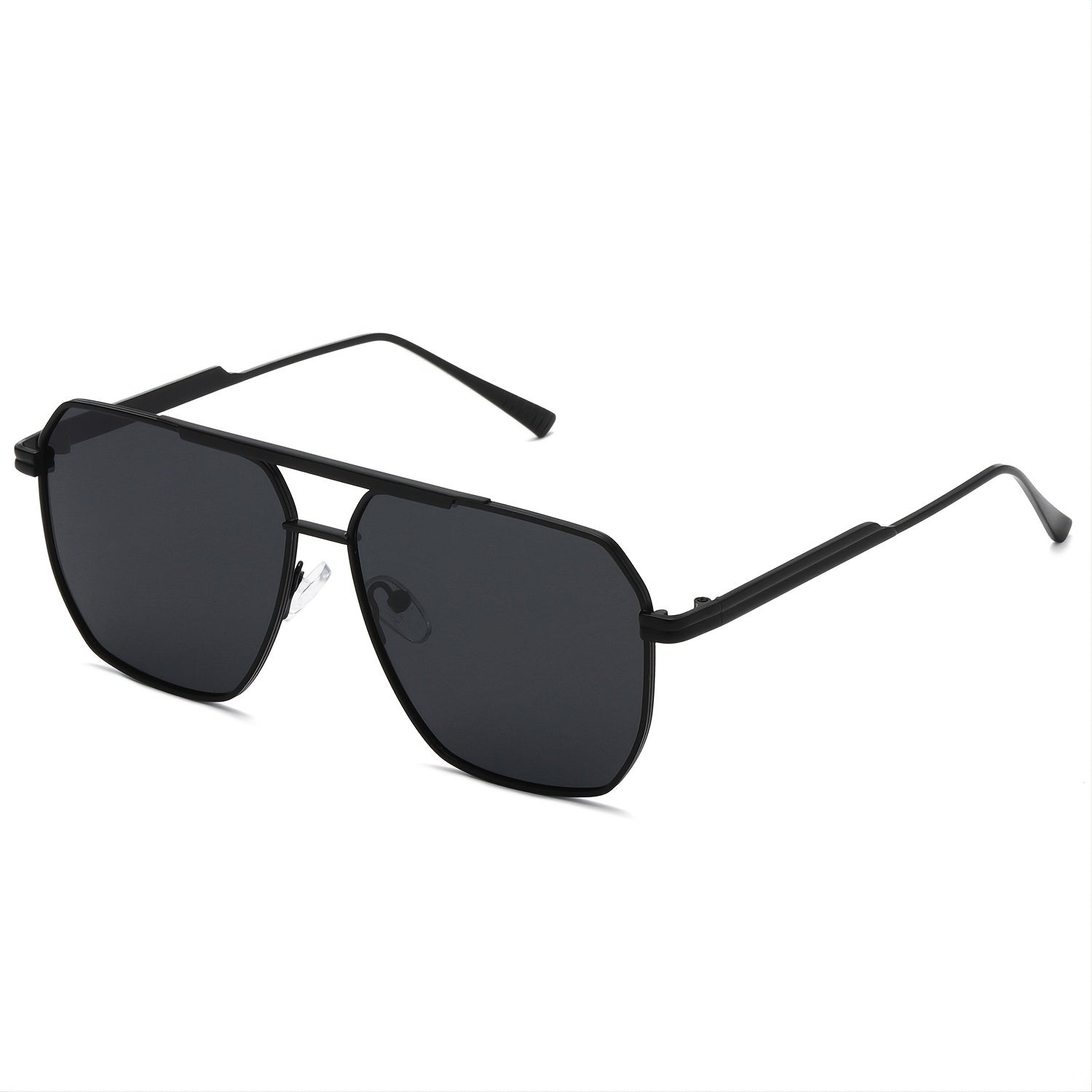 Polarized Square Sunglasses UV400 Men Women Metal Outdoor Eyewear