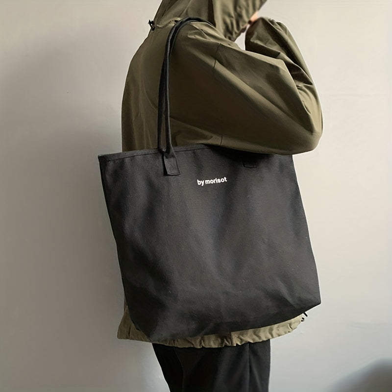Large Capacity Canvas Shoulder Bag for Students